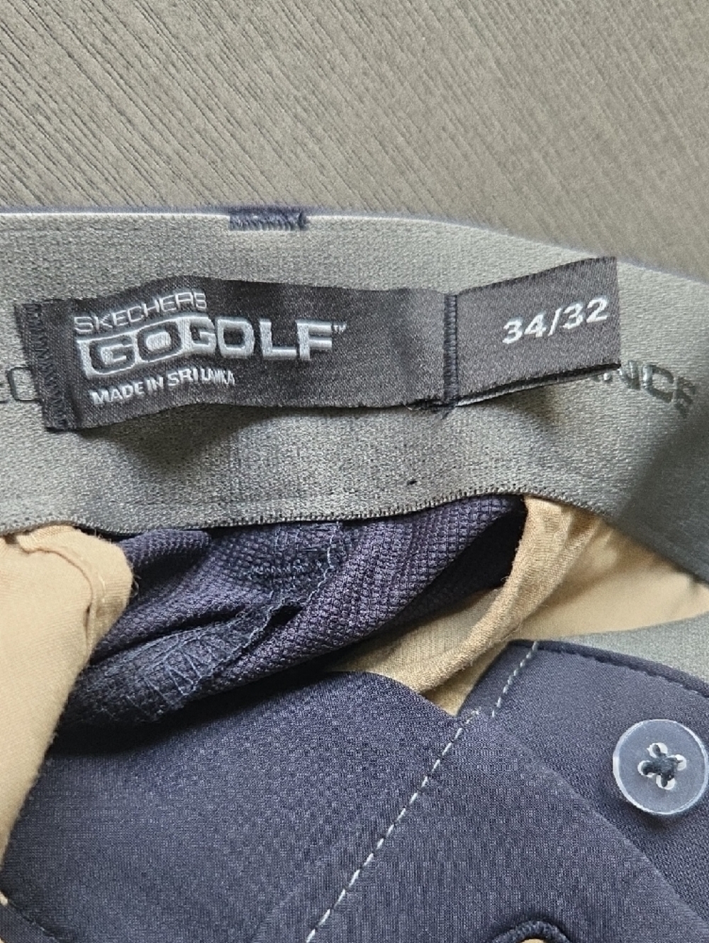 Sketchers GOGOLF Men's Navy Dress Pants 34 X 32